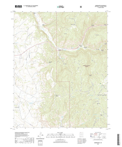 United States Geological Survey Gobernador, NM (2020, 24000-Scale) digital map