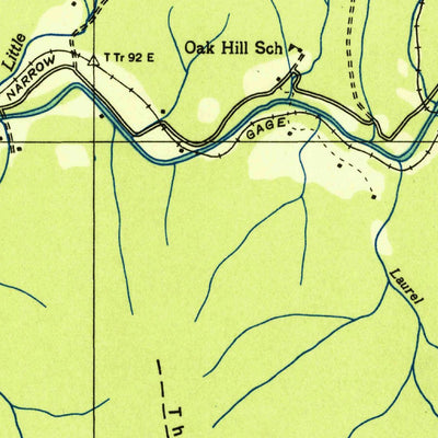 United States Geological Survey Gobey, TN (1935, 24000-Scale) digital map
