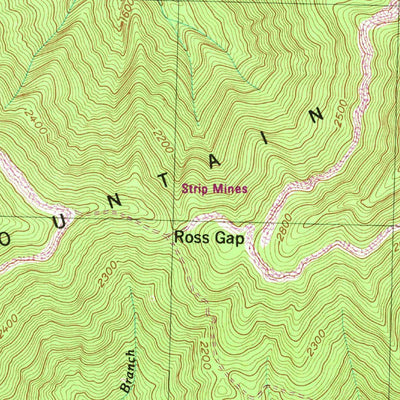 United States Geological Survey Gobey, TN (1952, 24000-Scale) digital map