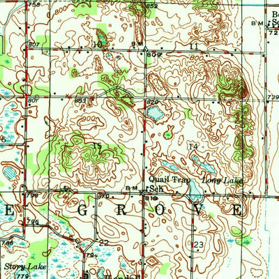 United States Geological Survey Gobles, MI (1948, 62500-Scale) digital map