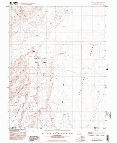 United States Geological Survey Goblin Valley, UT (1996, 24000-Scale) digital map