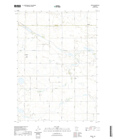 United States Geological Survey Godahl, MN (2022, 24000-Scale) digital map