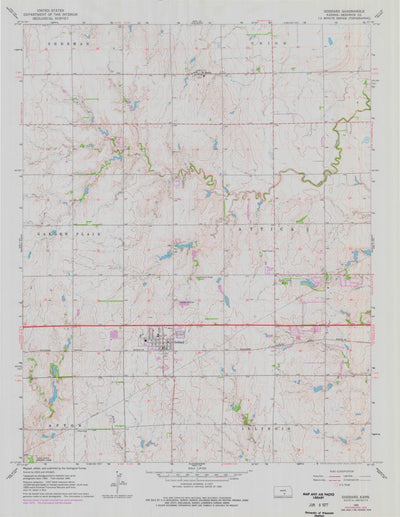 United States Geological Survey Goddard, KS (1965, 24000-Scale) digital map