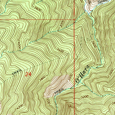 United States Geological Survey Goddard Point, ID (1966, 24000-Scale) digital map
