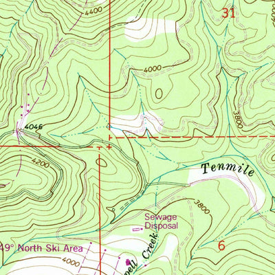 United States Geological Survey Goddards Peak, WA (1964, 24000-Scale) digital map