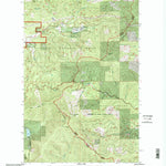 United States Geological Survey Goddards Peak, WA (1992, 24000-Scale) digital map