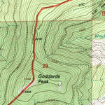 United States Geological Survey Goddards Peak, WA (1992, 24000-Scale) digital map