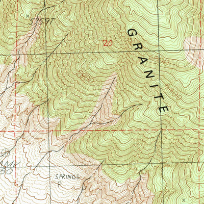 United States Geological Survey Godeys Rock, NV (1990, 24000-Scale) digital map