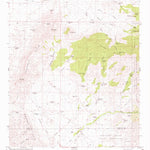 United States Geological Survey Godfrey Peak, NM (1982, 24000-Scale) digital map