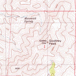 United States Geological Survey Godfrey Peak, NM (1982, 24000-Scale) digital map
