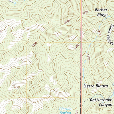 United States Geological Survey Godfrey Peak, NM (2020, 24000-Scale) digital map