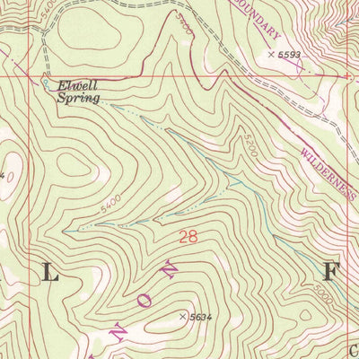 United States Geological Survey Godman Spring, WA-OR (1967, 24000-Scale) digital map