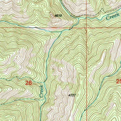 United States Geological Survey Godman Spring, WA-OR (1995, 24000-Scale) digital map