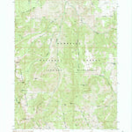United States Geological Survey Gods Pocket Peak, NV (1986, 24000-Scale) digital map