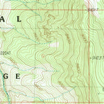 United States Geological Survey Gods Pocket Peak, NV (1986, 24000-Scale) digital map