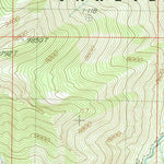 United States Geological Survey Gods Pocket Peak, NV (1986, 24000-Scale) digital map