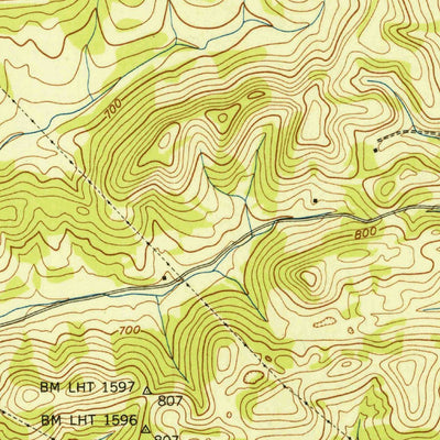 United States Geological Survey Godwin, TN (1941, 24000-Scale) digital map