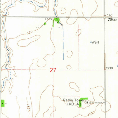 United States Geological Survey Goehner, NE (1964, 24000-Scale) digital map