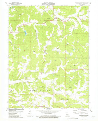 United States Geological Survey Goerlisch Ridge, MO (1980, 24000-Scale) digital map