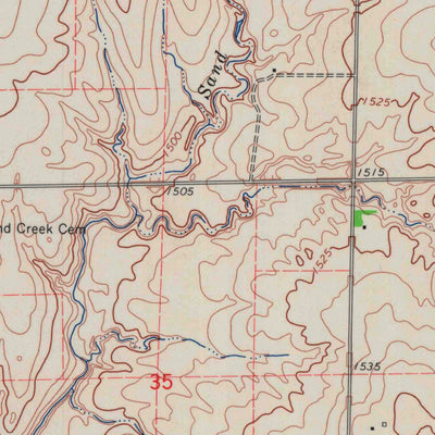 United States Geological Survey Goessel, KS (1965, 24000-Scale) digital map