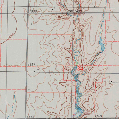 United States Geological Survey Goessel, KS (1989, 24000-Scale) digital map