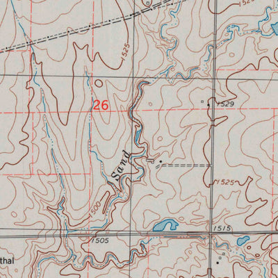 United States Geological Survey Goessel, KS (1989, 24000-Scale) digital map