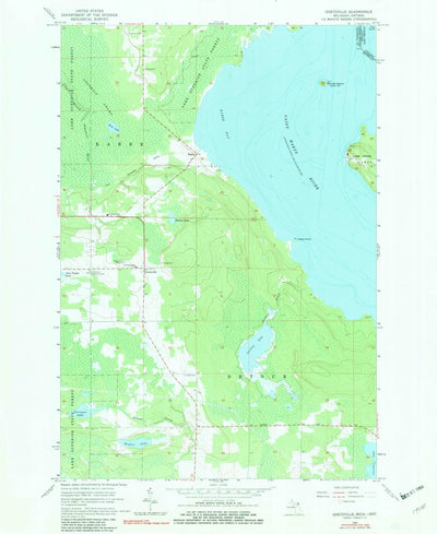 United States Geological Survey Goetzville, MI (1964, 24000-Scale) digital map