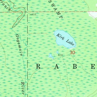 United States Geological Survey Goetzville, MI (1964, 24000-Scale) digital map