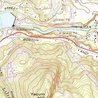 United States Geological Survey Goffstown, NH (1969, 24000-Scale) digital map
