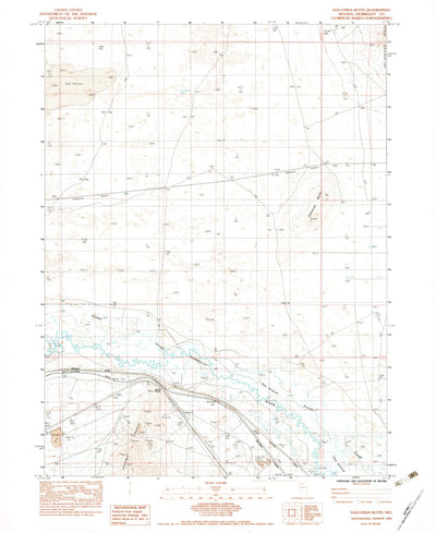 United States Geological Survey Golconda Butte, NV (1983, 24000-Scale) digital map