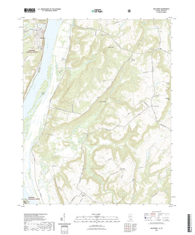 United States Geological Survey Golconda, IL (2021, 24000-Scale) digital map