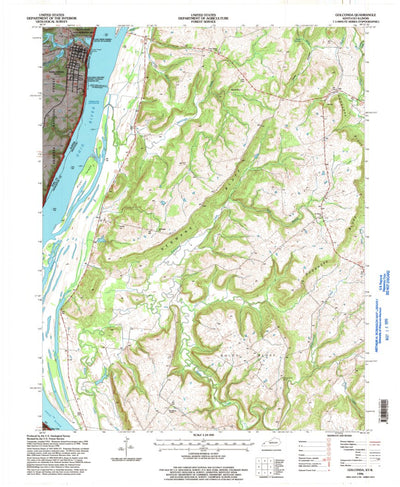 United States Geological Survey Golconda, IL-KY (1996, 24000-Scale) digital map