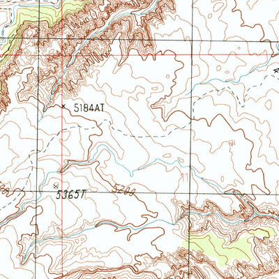 United States Geological Survey Gold Bar Canyon, UT (1985, 24000-Scale) digital map