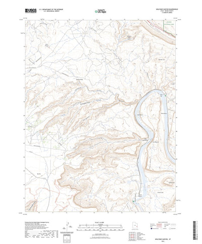 United States Geological Survey Gold Bar Canyon, UT (2023, 24000-Scale) digital map