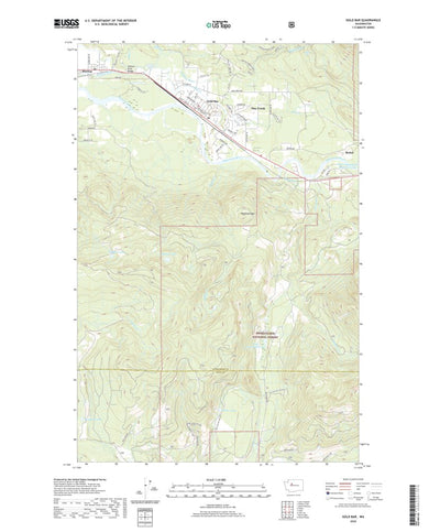 United States Geological Survey Gold Bar, WA (2020, 24000-Scale) digital map