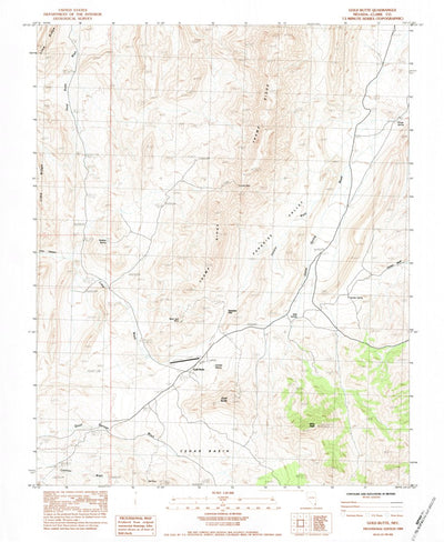 United States Geological Survey Gold Butte, NV (1984, 24000-Scale) digital map
