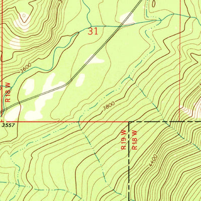 United States Geological Survey Gold Creek, MT (1965, 24000-Scale) digital map
