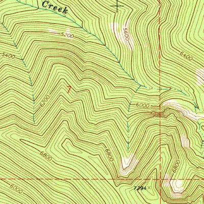 United States Geological Survey Gold Creek, MT (1965, 24000-Scale) digital map