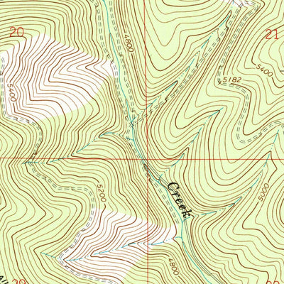 United States Geological Survey Gold Creek Peak, MT (1965, 24000-Scale) digital map