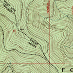 United States Geological Survey Gold Creek Peak, MT (1999, 24000-Scale) digital map