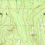 United States Geological Survey Gold Fork Rock, ID (1988, 24000-Scale) digital map
