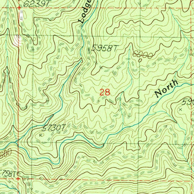 United States Geological Survey Gold Fork Rock, ID (1988, 24000-Scale) digital map