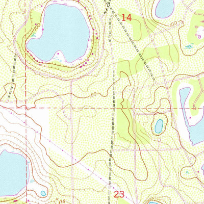 United States Geological Survey Gold Head Branch, FL (1949, 24000-Scale) digital map