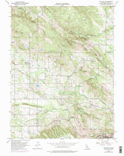 United States Geological Survey Gold Hill, CA (1954, 24000-Scale) digital map