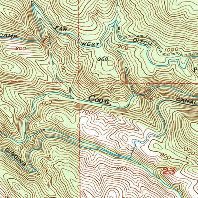 United States Geological Survey Gold Hill, CA (1954, 24000-Scale) digital map