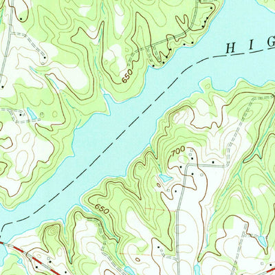 United States Geological Survey Gold Hill, NC (1962, 24000-Scale) digital map