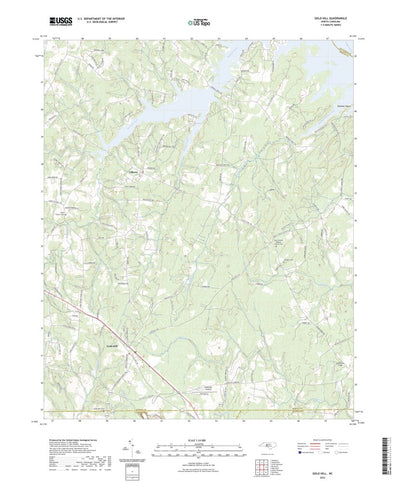 United States Geological Survey Gold Hill, NC (2022, 24000-Scale) digital map