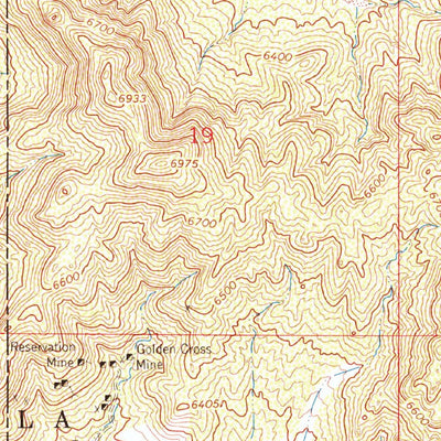 United States Geological Survey Gold Hill, NM (1963, 24000-Scale) digital map