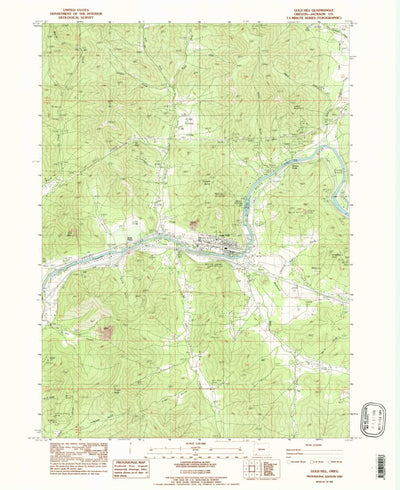 United States Geological Survey Gold Hill, OR (1983, 24000-Scale) digital map