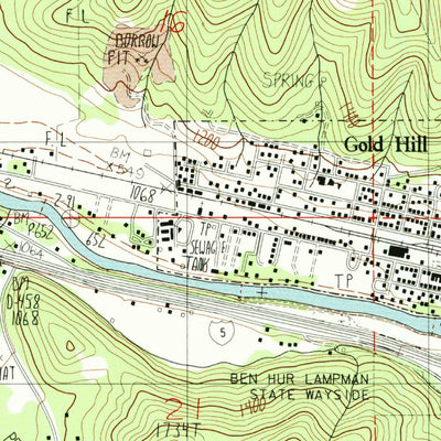United States Geological Survey Gold Hill, OR (1983, 24000-Scale) digital map